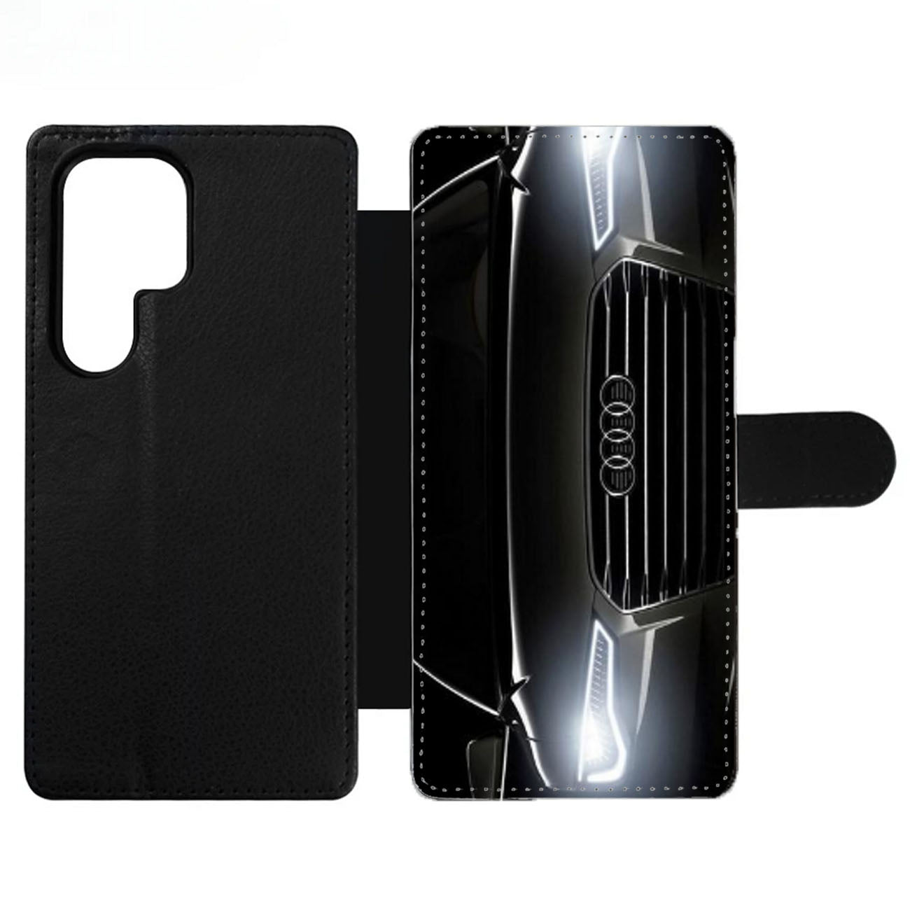 AUDI BLACK FRONT Wallet Samsung Case