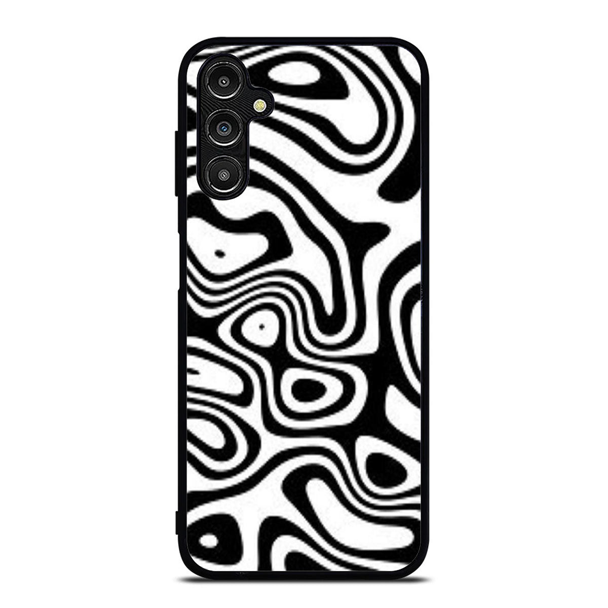 Abstract Black And White Background Samsung A16 Case