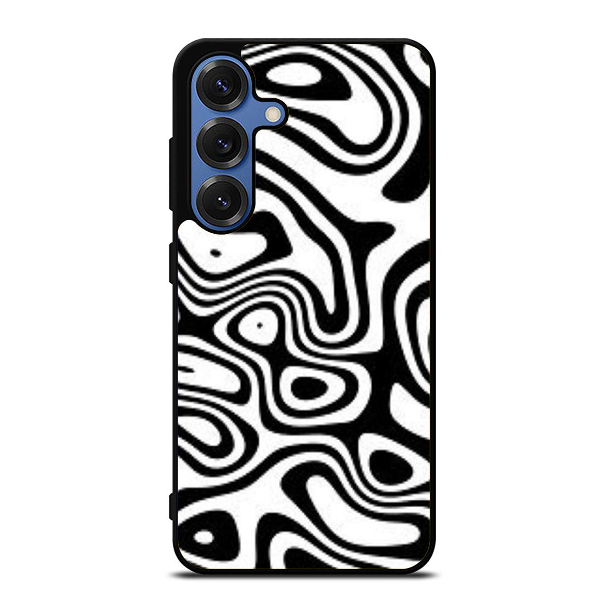 Abstract Black And White Background Samsung S25 Ultra Case