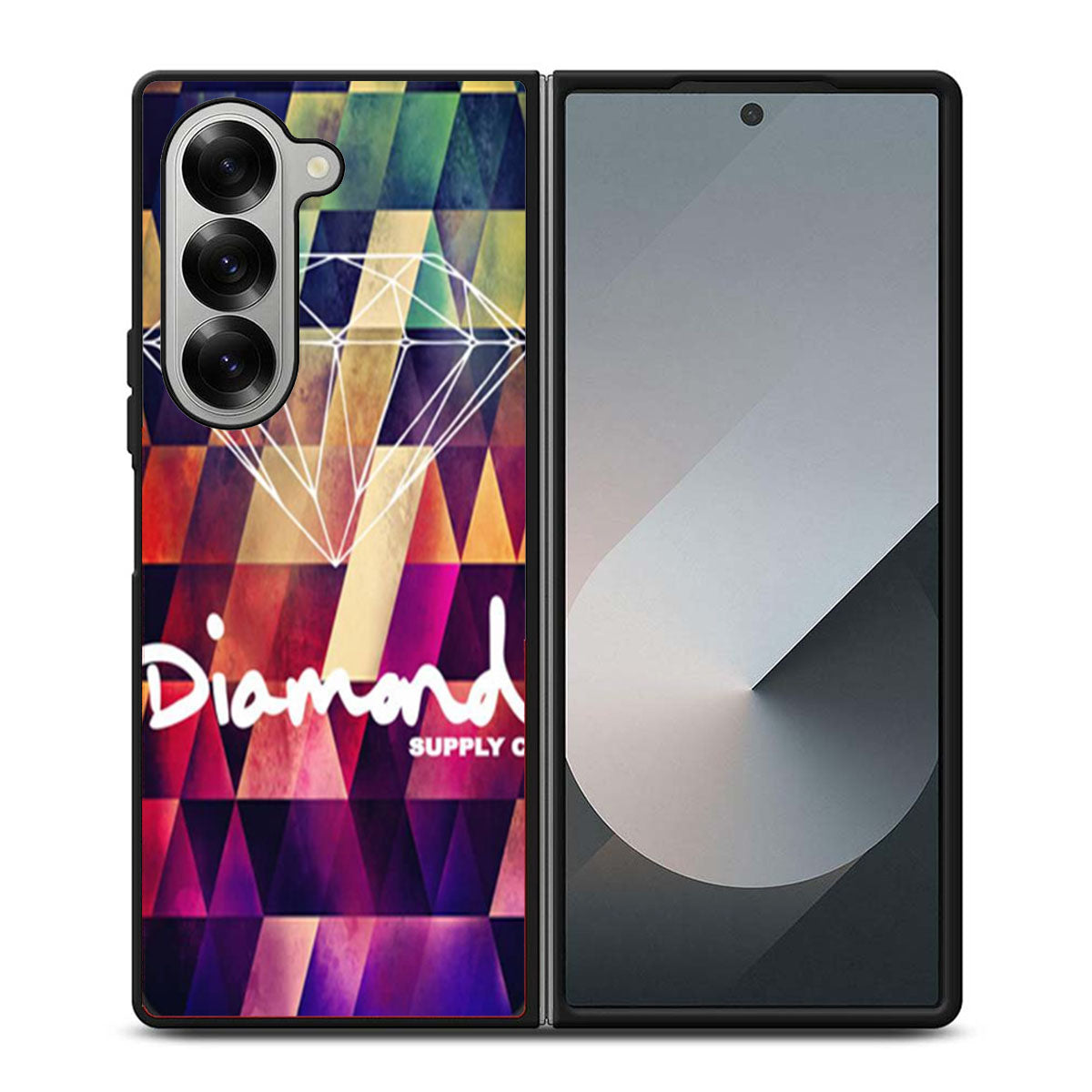 Abstract Diamond Supply Co Geometric Samsung Z Fold 6 Case