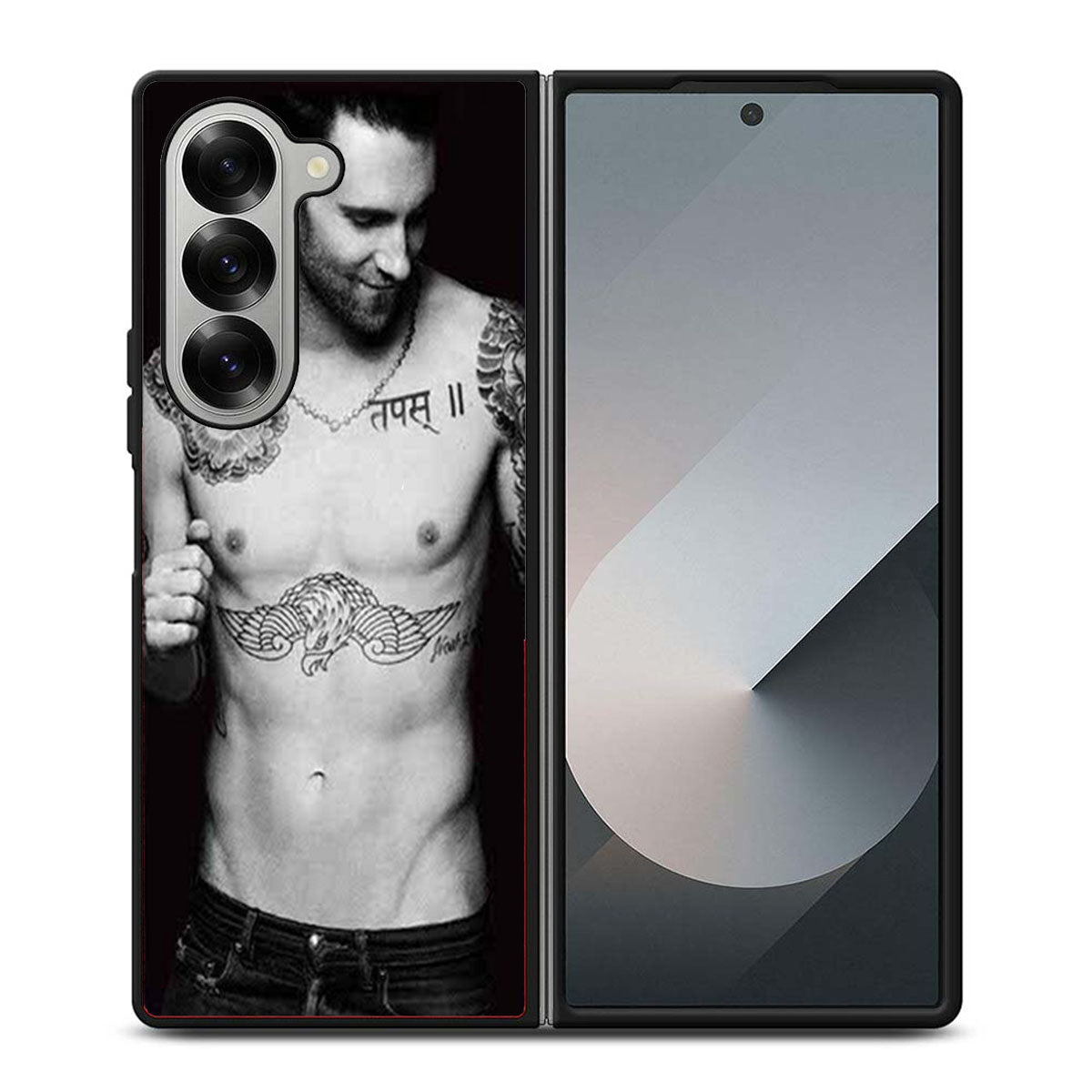 Adam Levine Tattoo Samsung Z Fold 6 Case