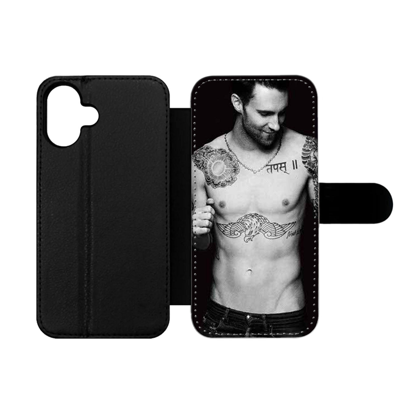 Adam Levine Tattoo Wallet iPhone Case