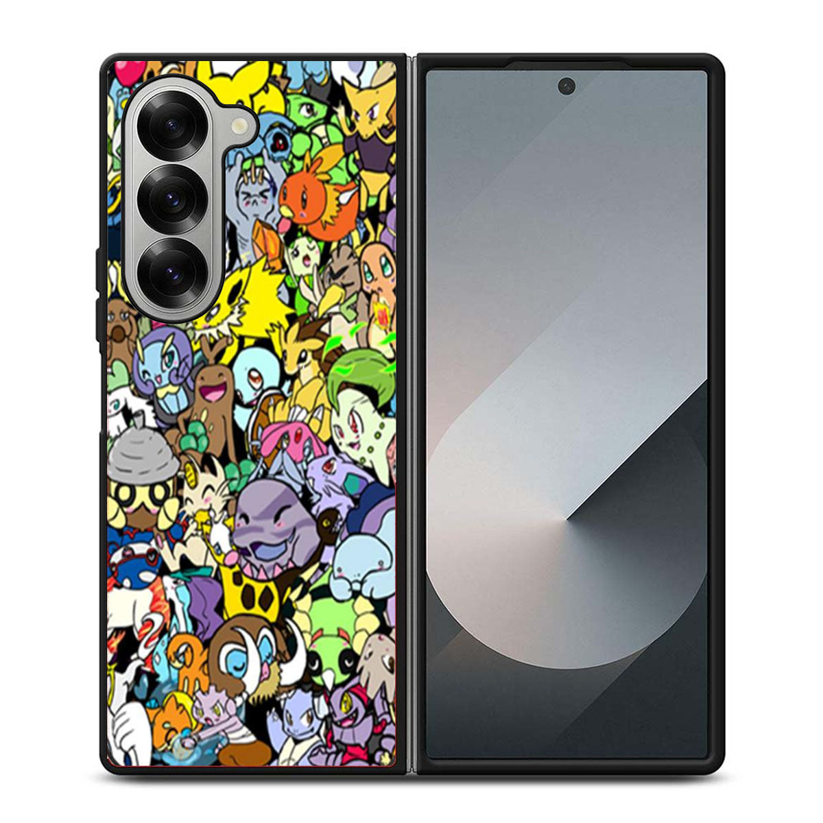 Adorable Pokemon Character Samsung Z Fold 6 Case