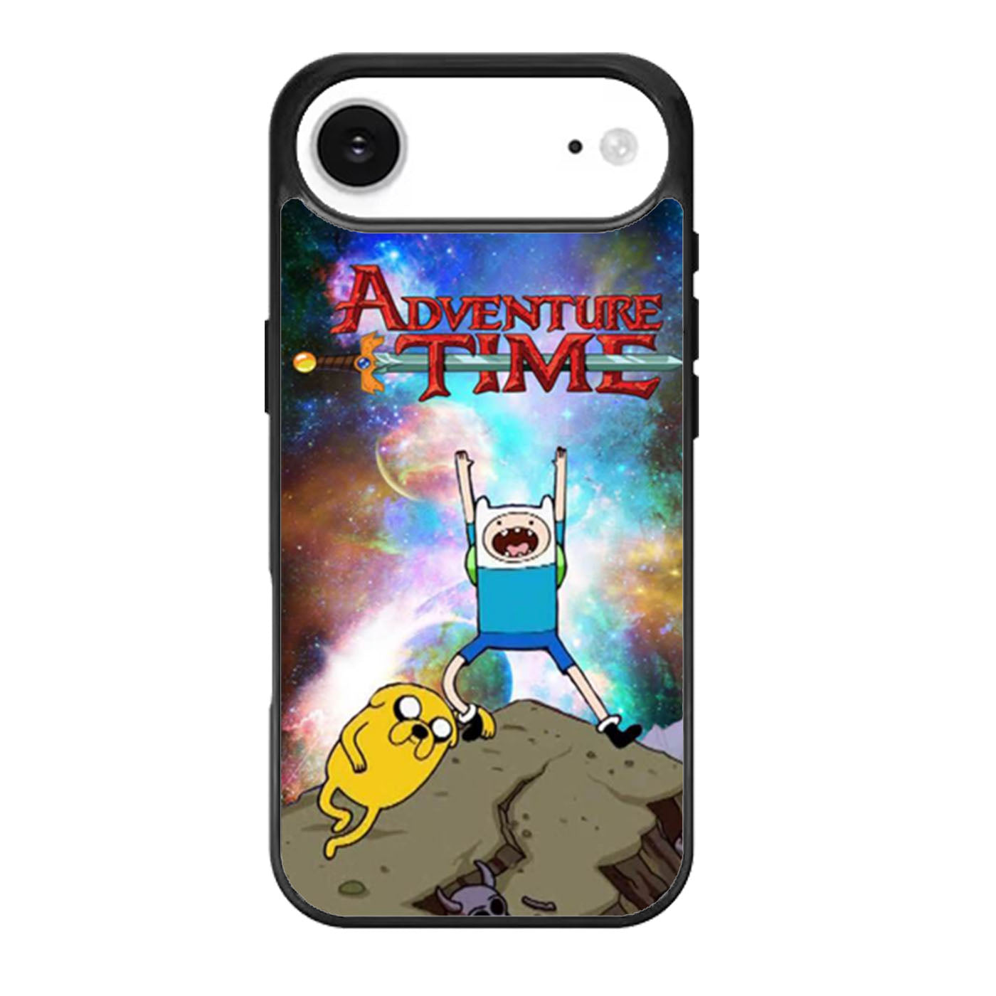 Adventure Time Finn and Jake Galaxy Nebula iPhone Air Case