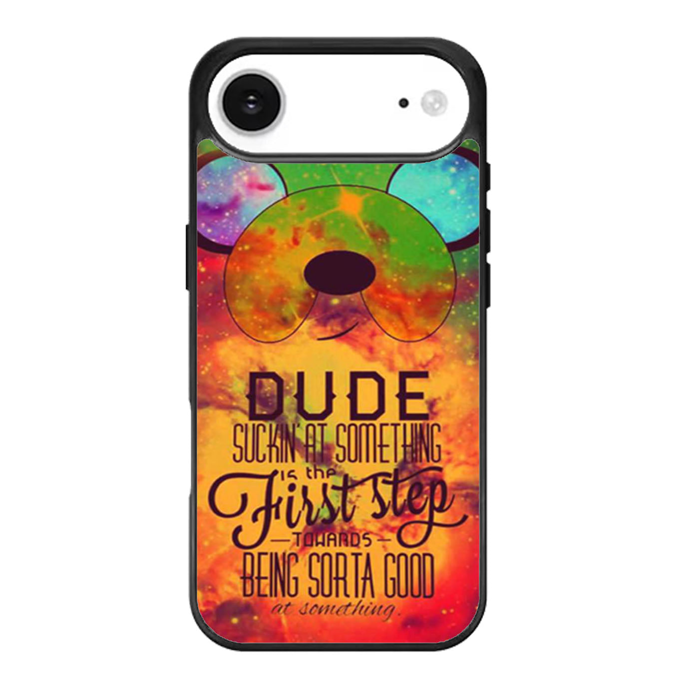 Adventure Time Jake The Dog Quote Galaxy Nebula iPhone Air Case