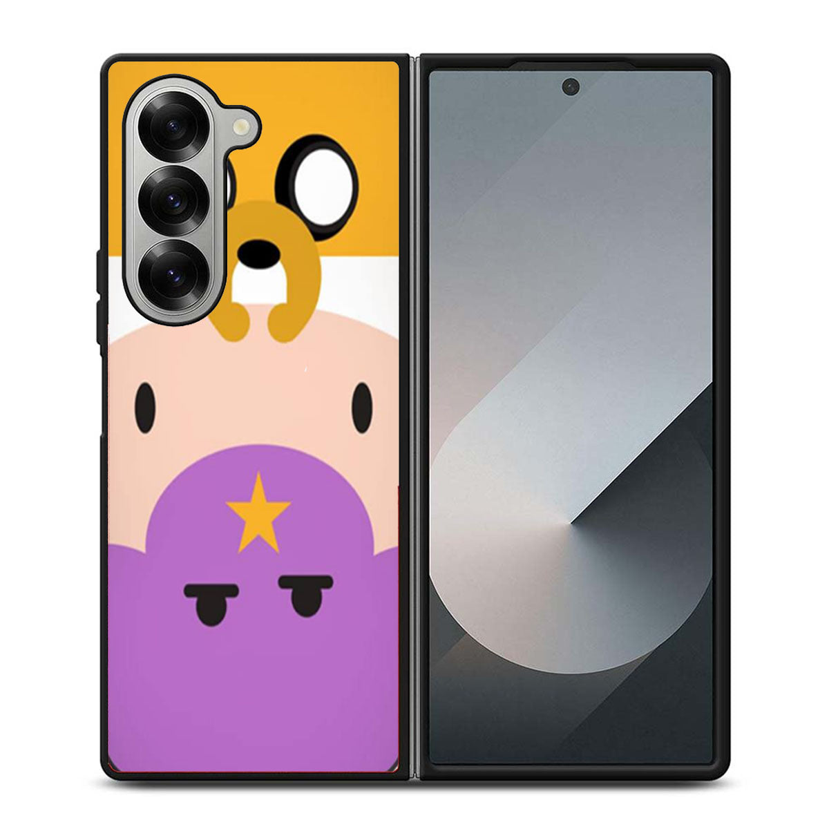 Adventure Time Texture Parody Samsung Z Fold 6 Case