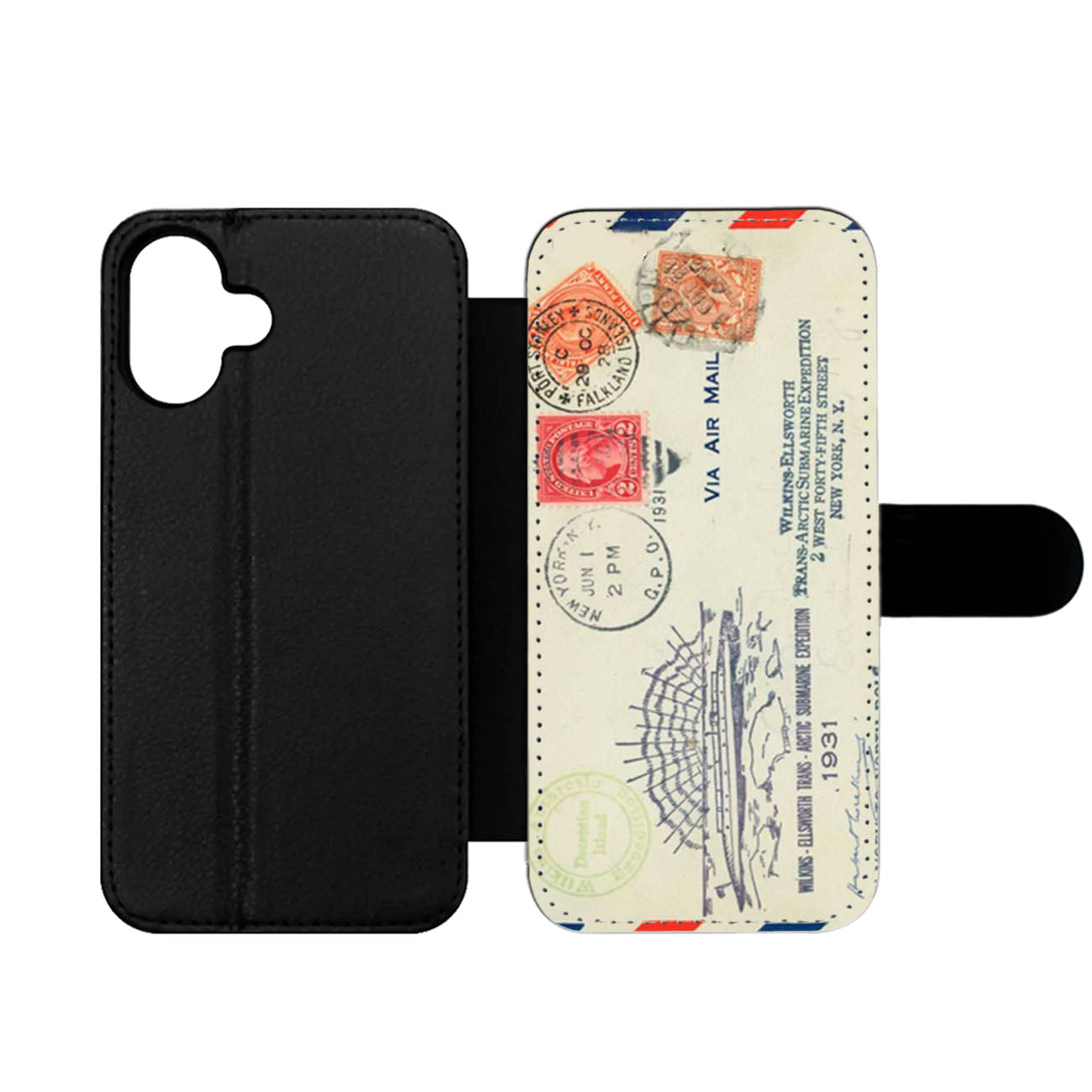Airmail Envelope Wallet iPhone Case