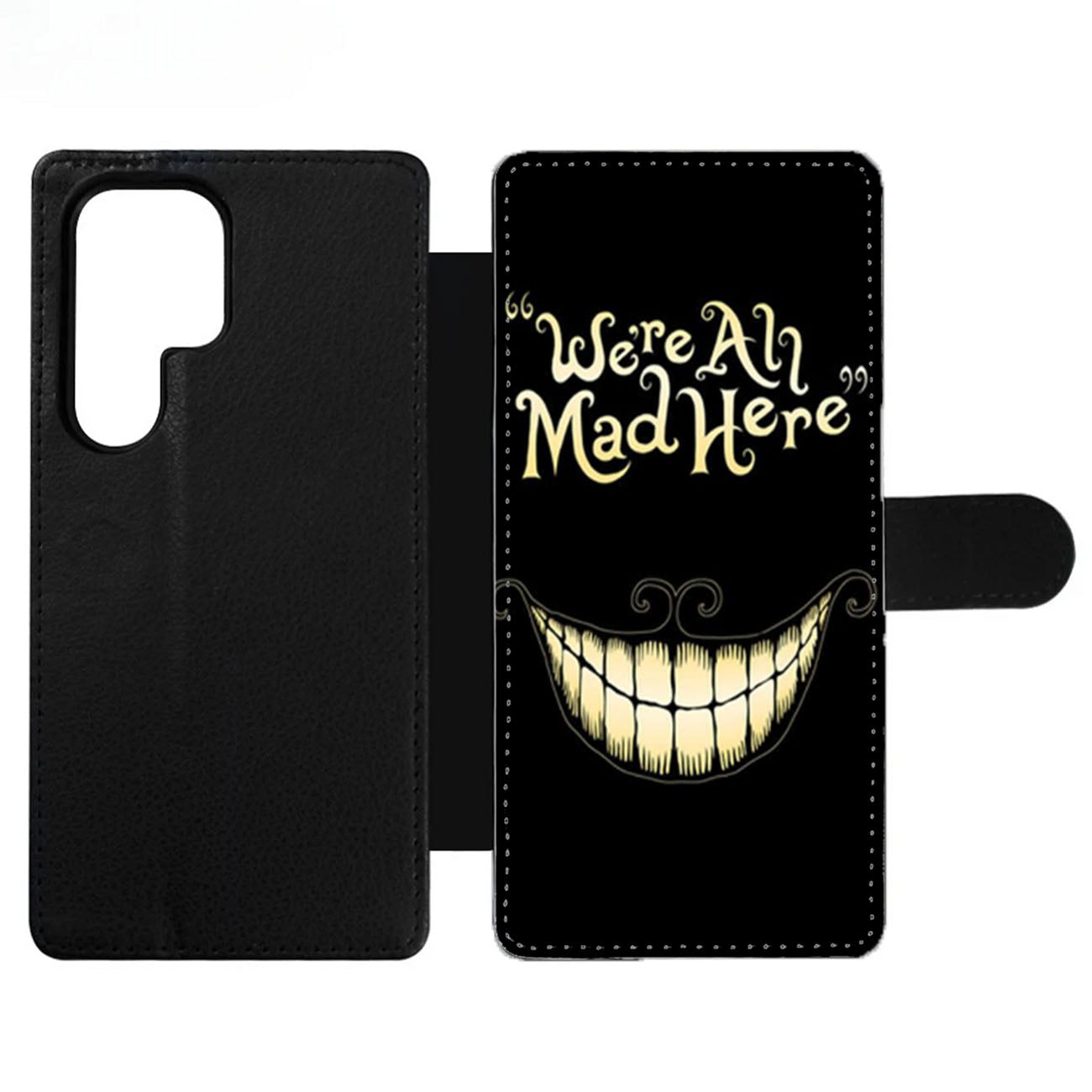 Alice In Wonderland Were All Mad Wallet Samsung Case