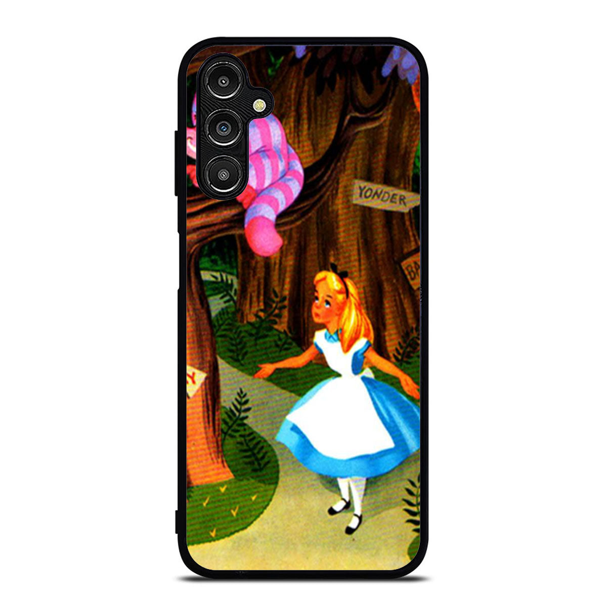 Alice in Wonderland Cheshire Cat Two Samsung A16 Case