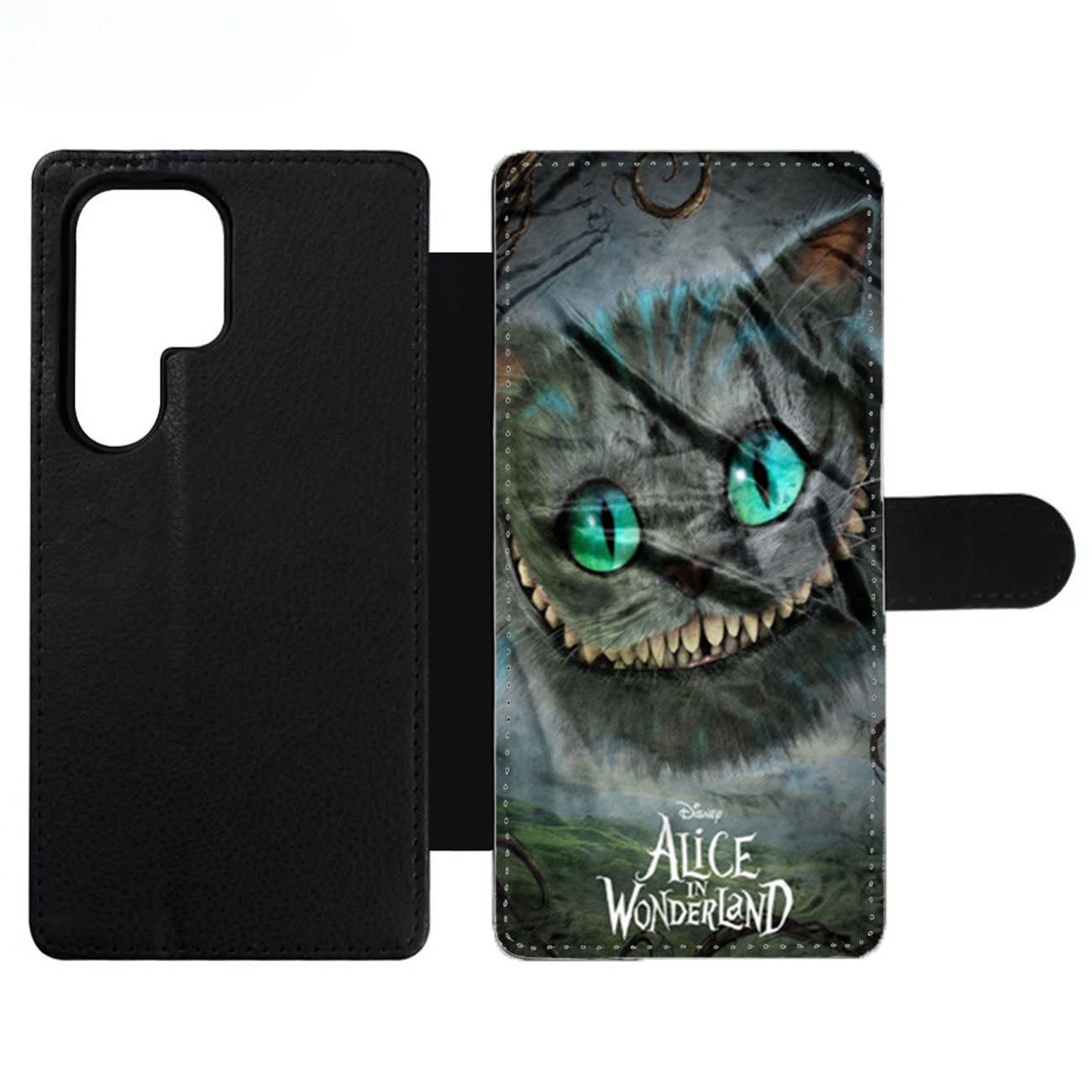Alice in Wonderland Cheshire Cat Wallet Samsung Case