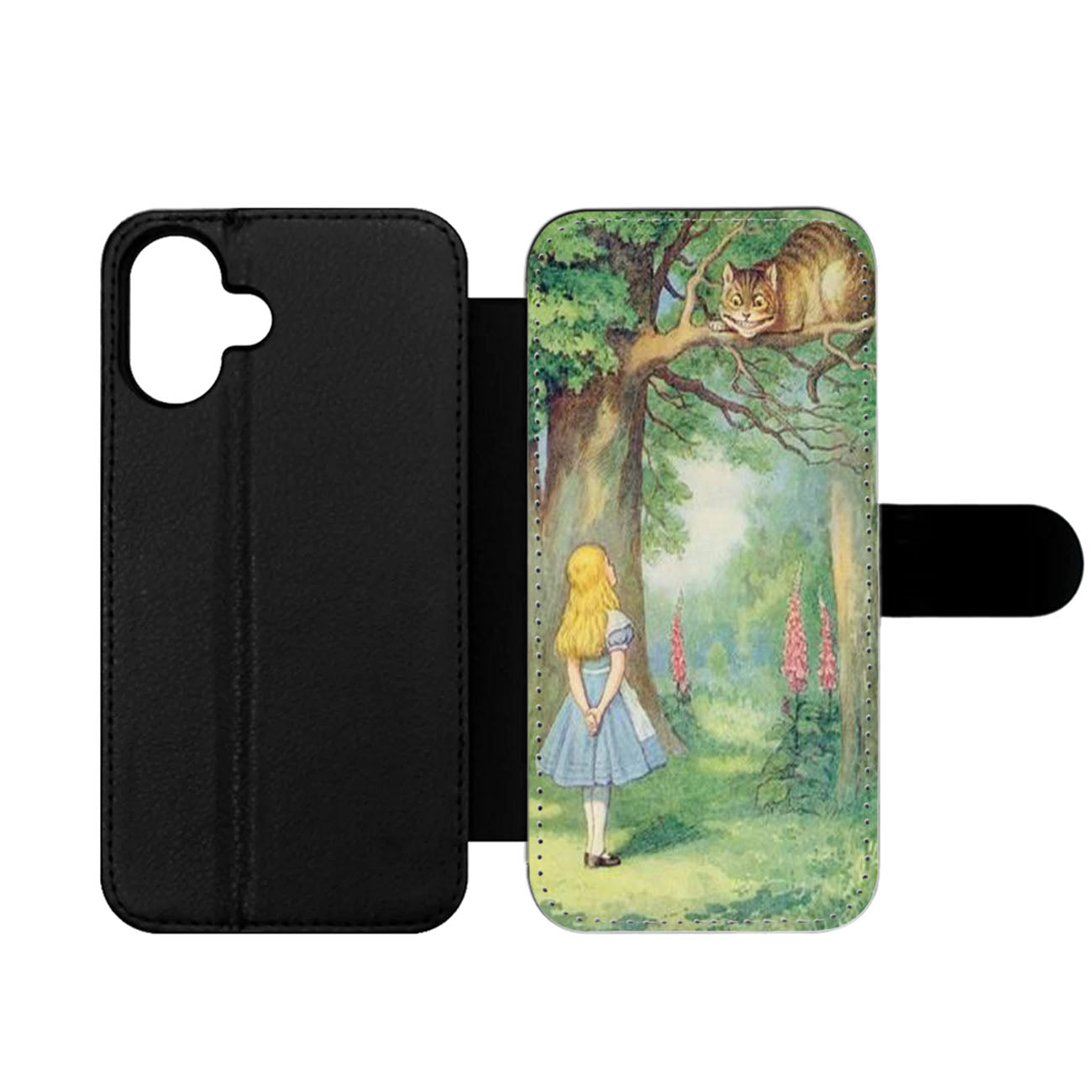 Alice in Wonderland Three Wallet iPhone Case