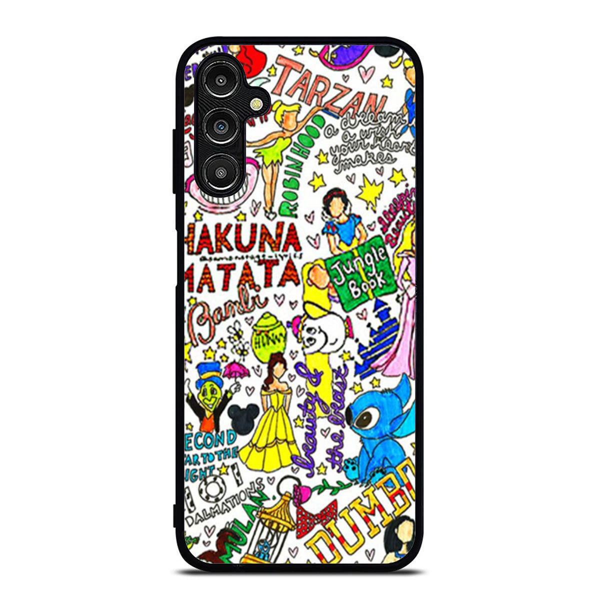 All Disney Princesses Collage Samsung A16 Case