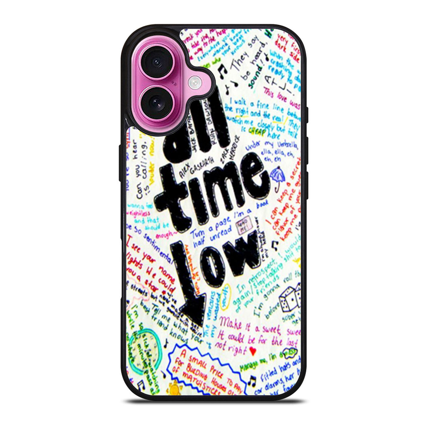 All Time Low Lyric Two iPhone Case Cover