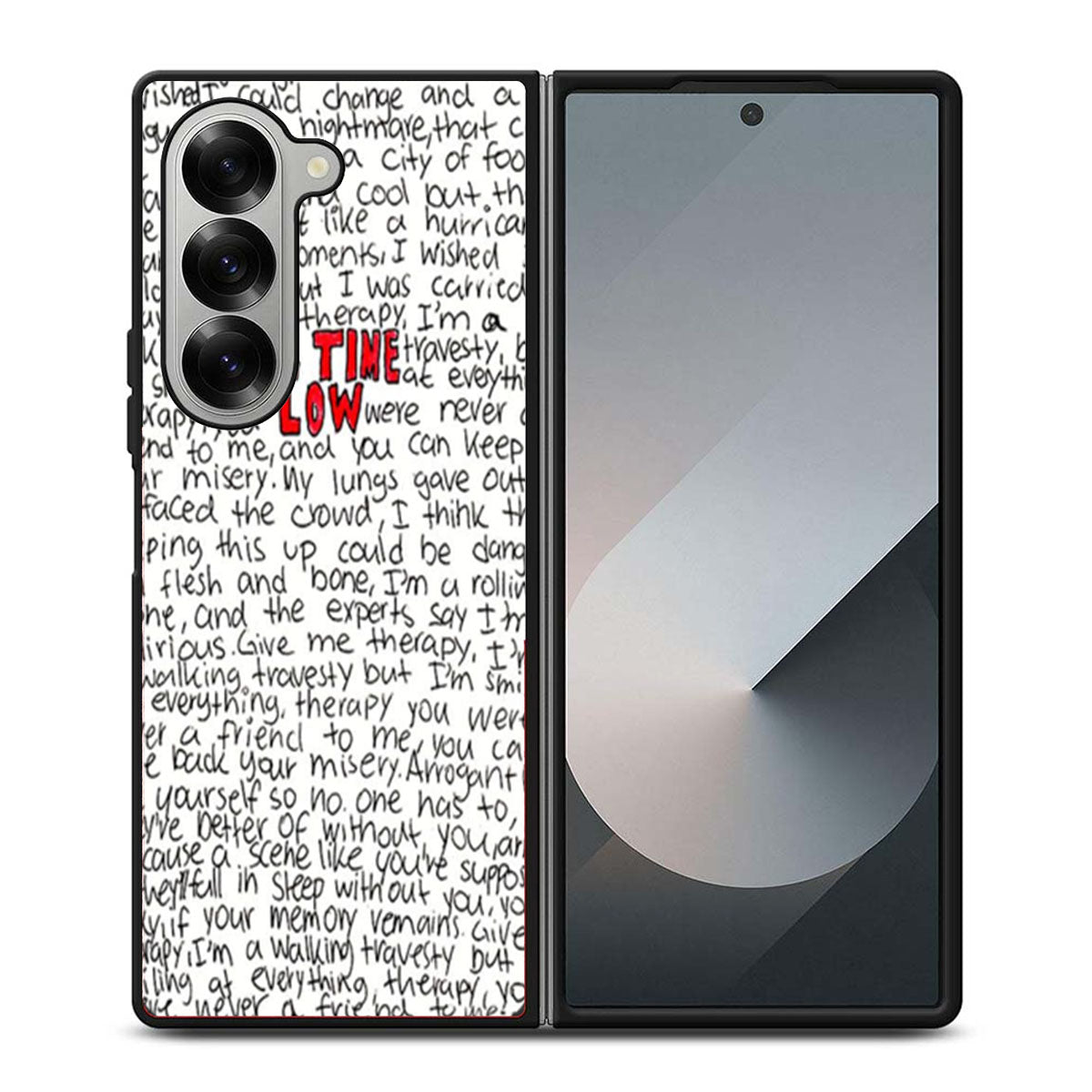 All Time Low Lyric Samsung Z Fold 6 Case