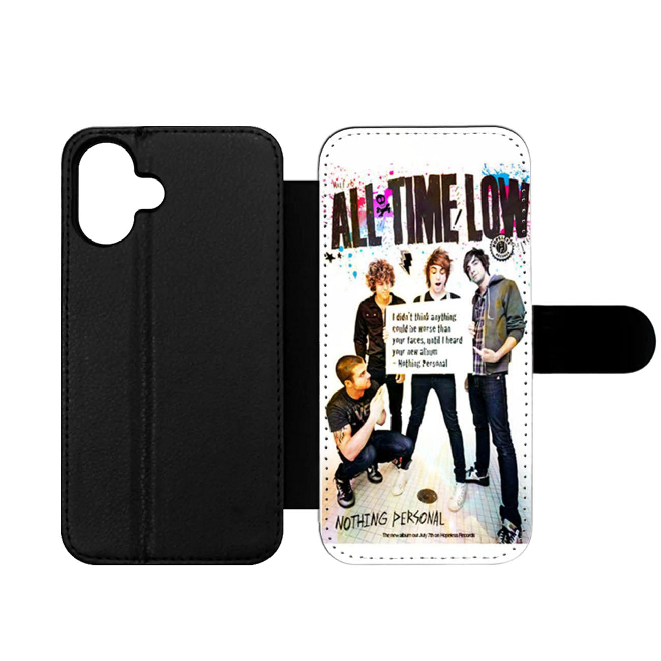 All Time Low Poster Design Wallet iPhone Case