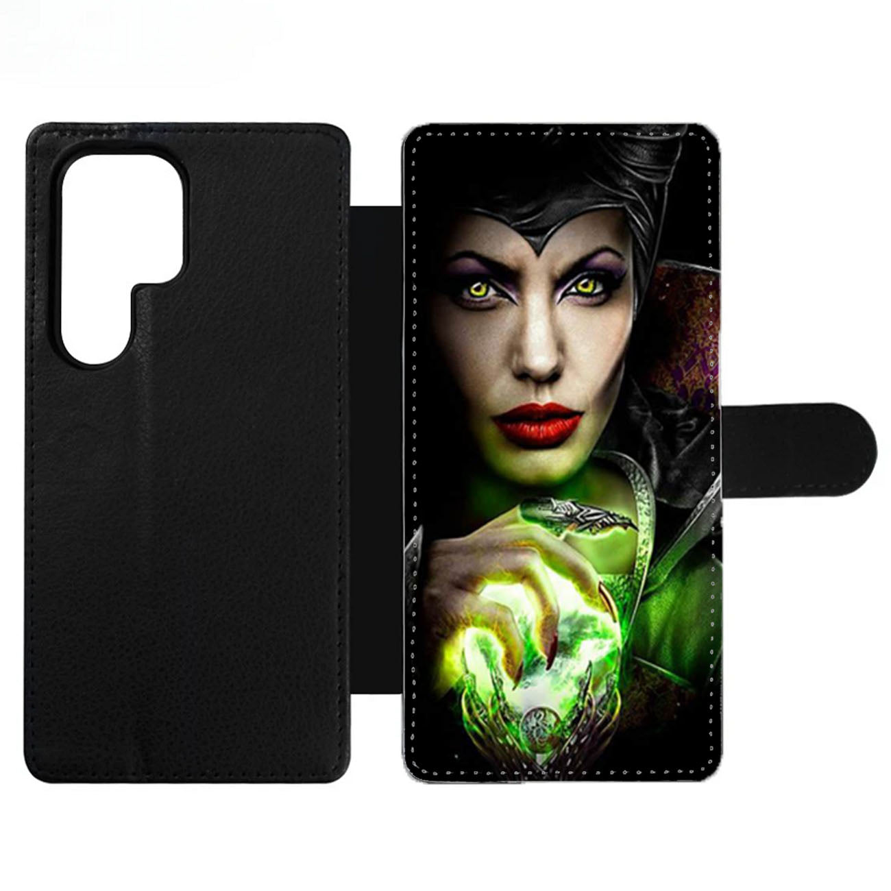 Angeline Jolie Disney Maleficent Wallet Samsung Case