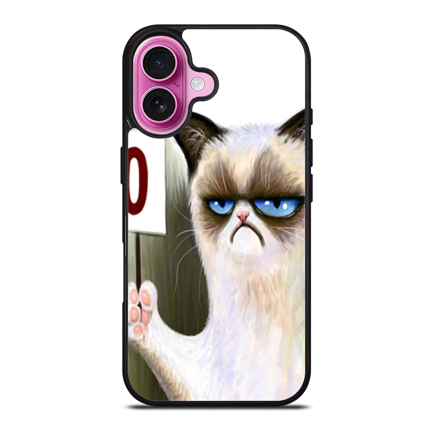 Angry Cat Grumpy iPhone Case Cover