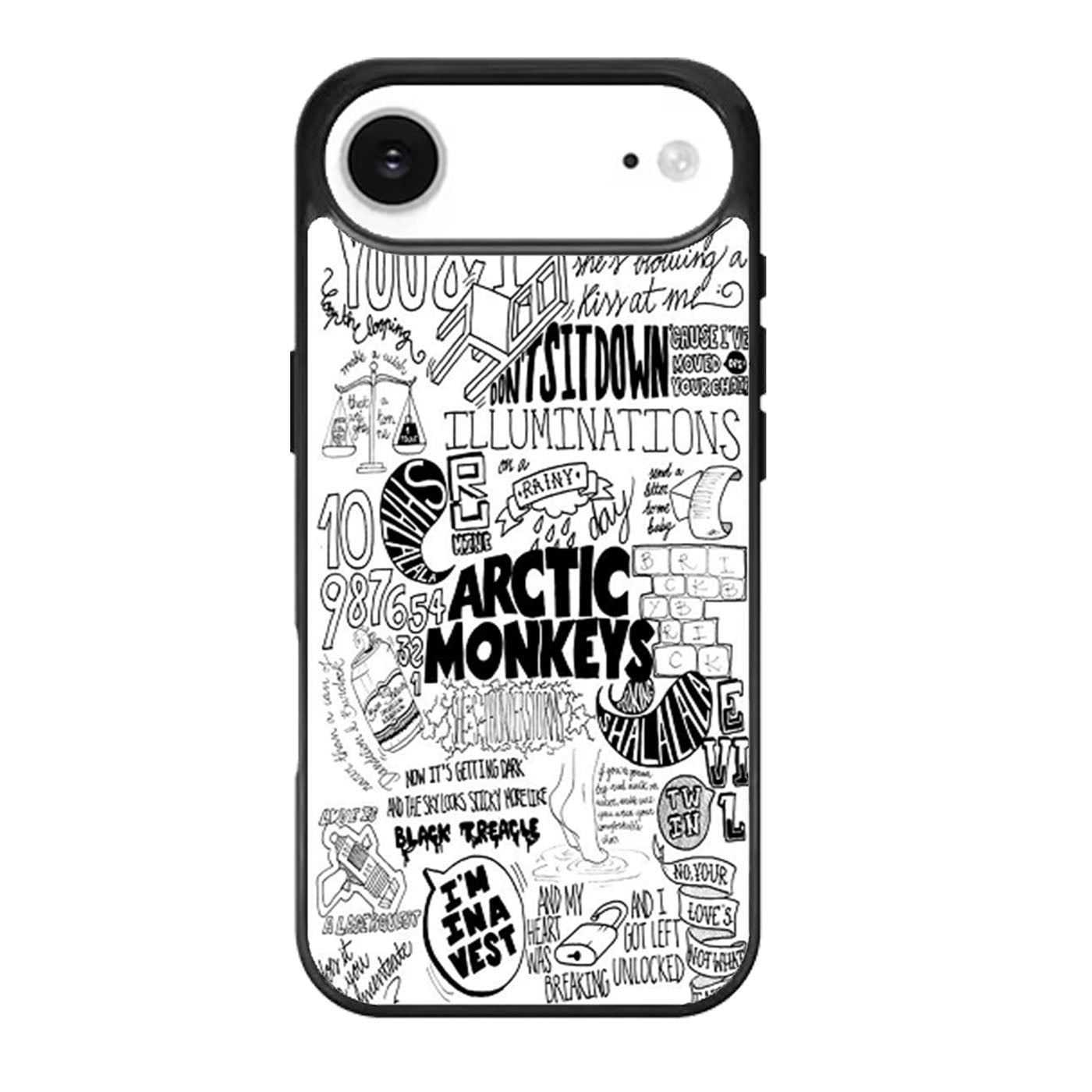 Arctic Monkeys typography illustration iPhone Air Case