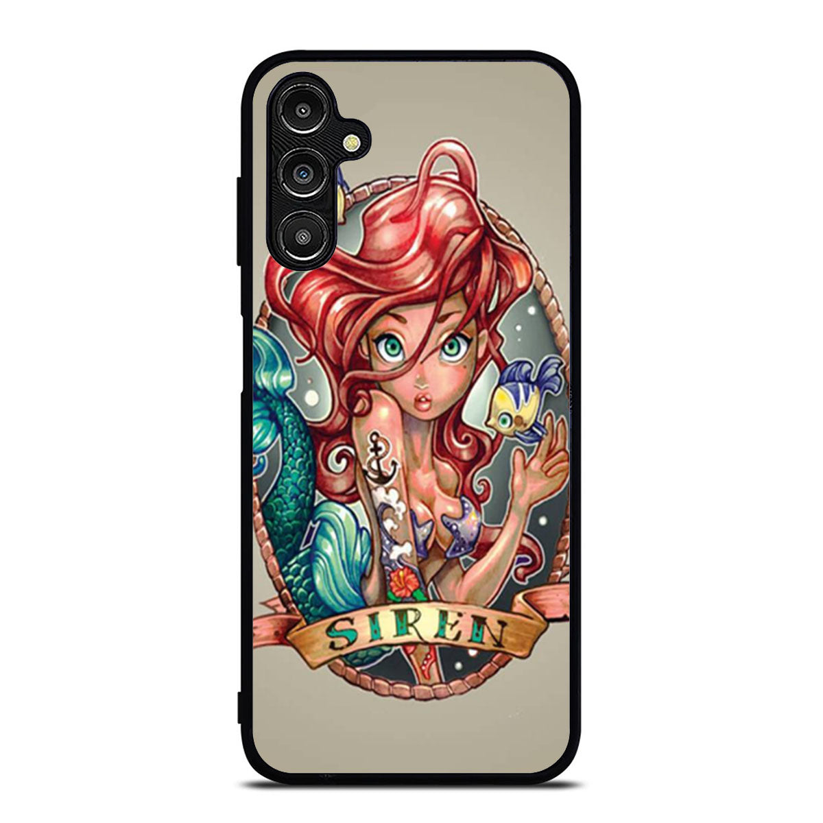 Ariel Little Mermaid Tattoo Samsung A16 Case