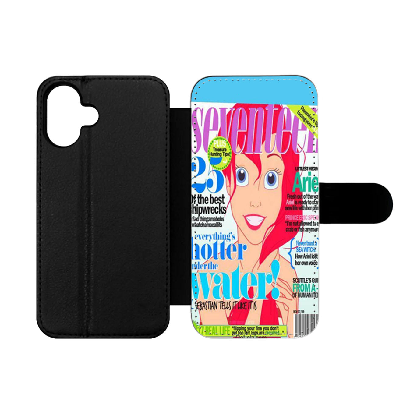 Ariel Seventeen Cover Wallet iPhone Case