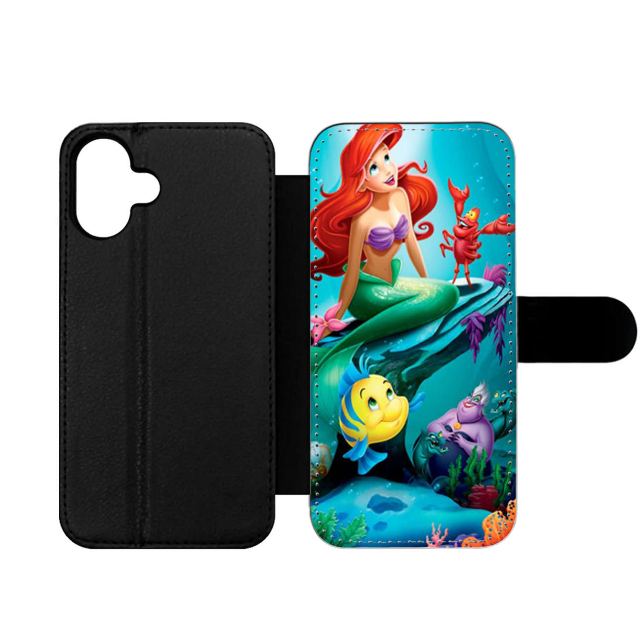 Ariel The Little Mermaid and Friends Wallet iPhone Case