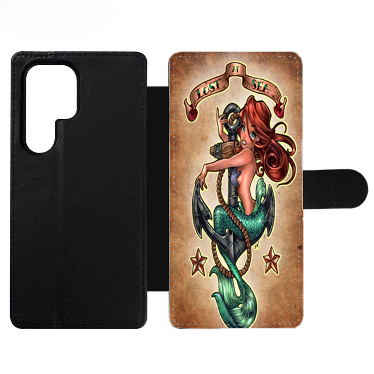 Ariel little mermaid Wallet Samsung Case