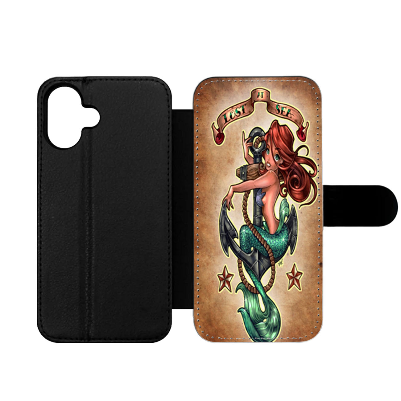Ariel little mermaid Wallet iPhone Case