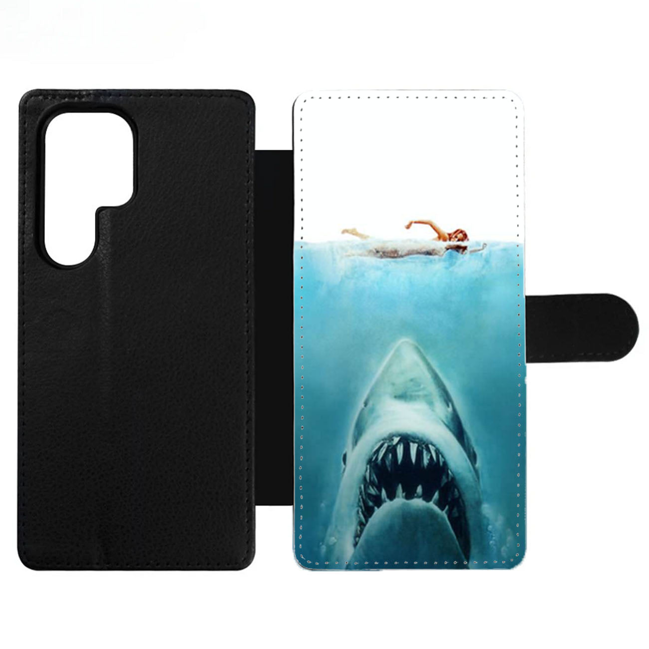 Ariel vs Shark Jaws Wallet Samsung Case
