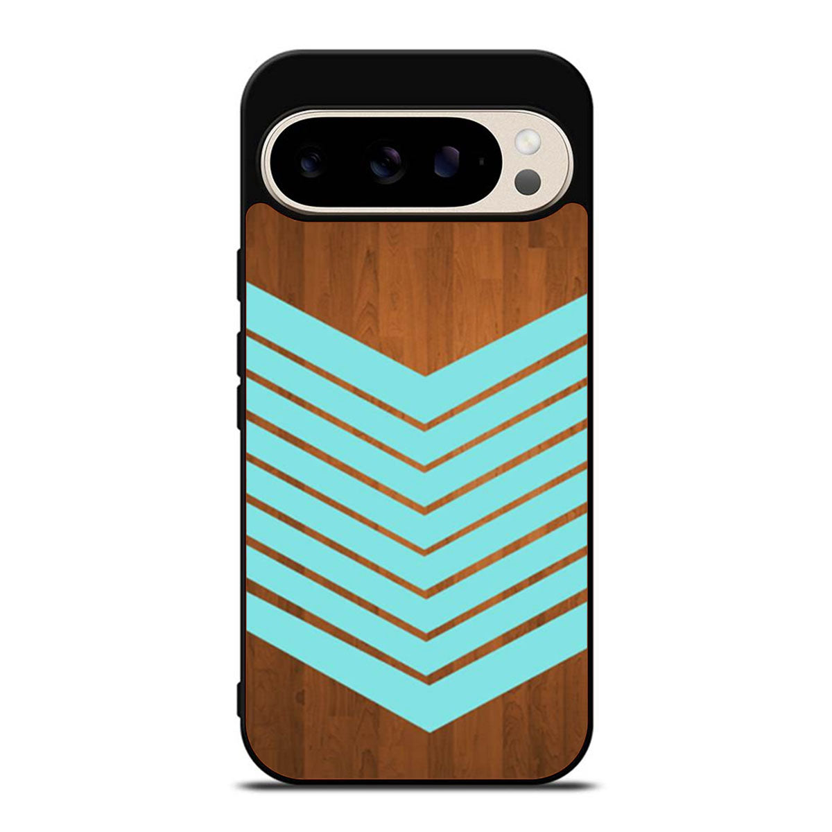Arrow Blue Teal Wood Google Pixel 9 Pro Case
