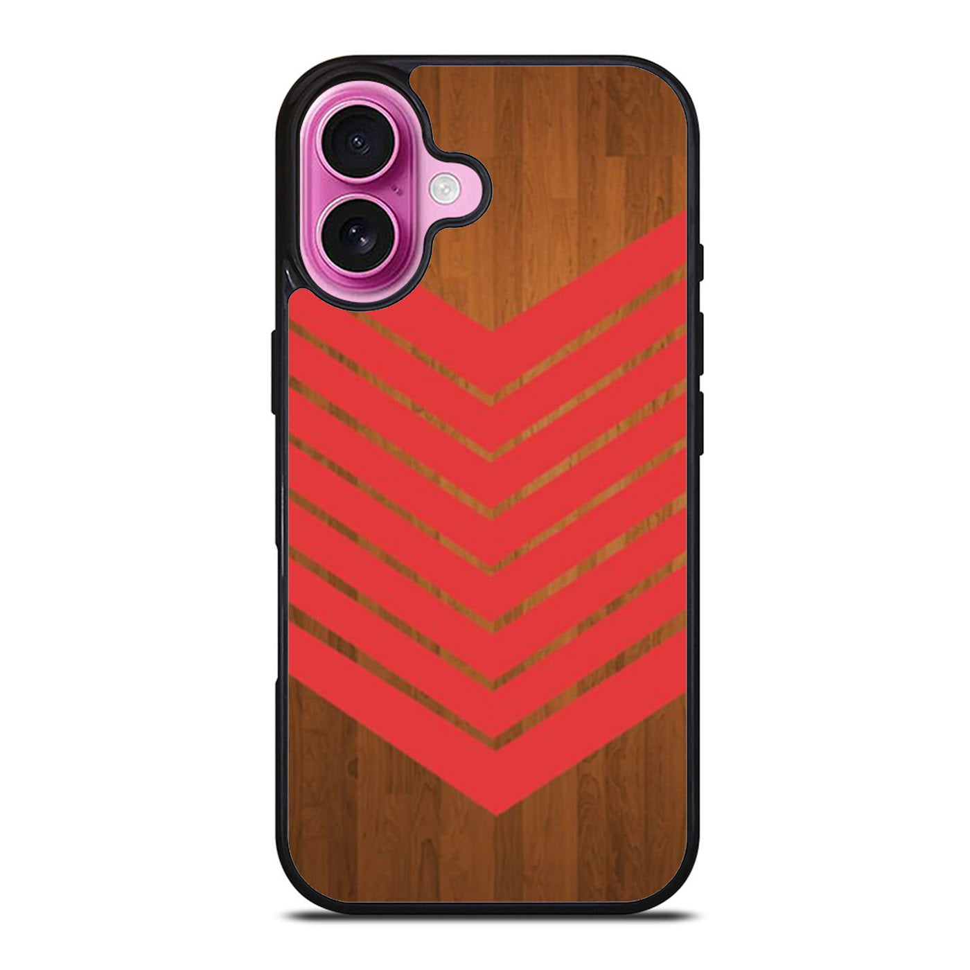 Arrow Teal Wood Red iPhone Case Cover