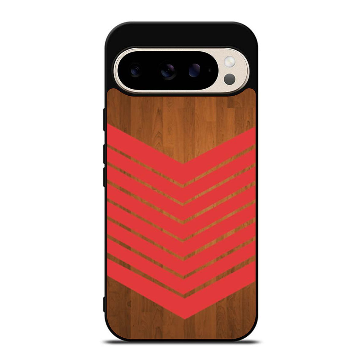 Arrow Teal Wood Red Google Pixel 9 Pro Case