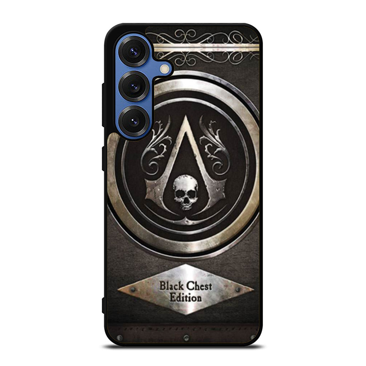 Assassins Creed Black Flag logo Samsung S25 Ultra Case