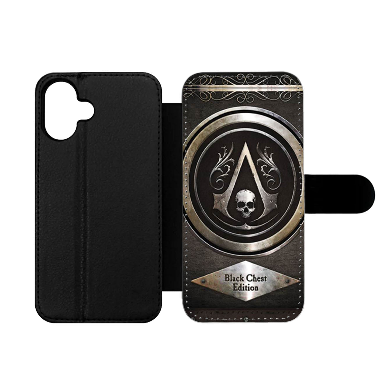 Assassins Creed Black Flag logo Wallet iPhone Case