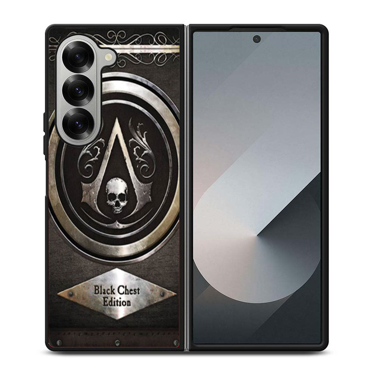 Assassins Creed Black Flag logo Samsung Z Fold 6 Case