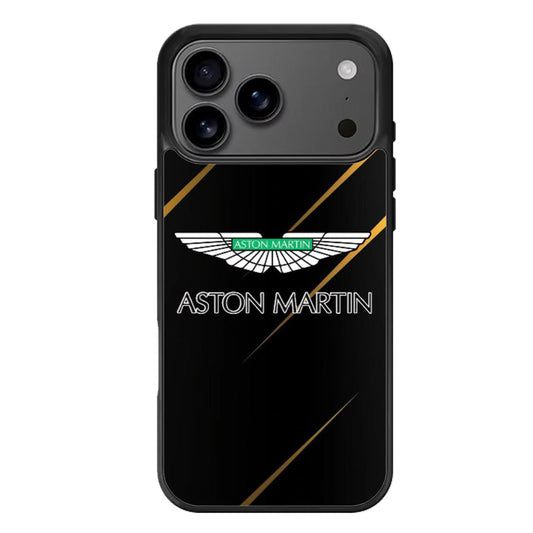 Aston Martin Black Logo iPhone 17 Pro Max Case