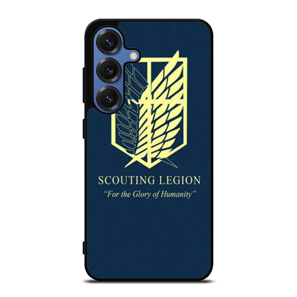Attack on Titan Scouting Legion Blue Samsung S25 Ultra Case
