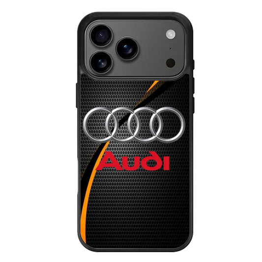 Audi Logo Cool Carbon iPhone 17 Pro Max Case