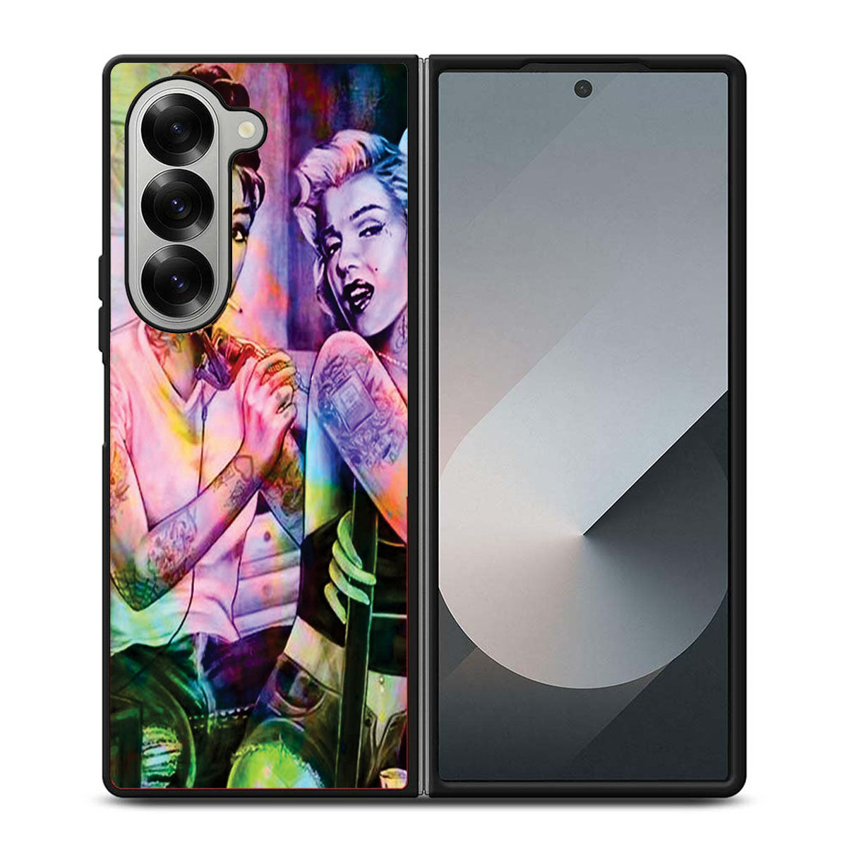 Audrey Hepburn And Marylin Monroe Samsung Z Fold 6 Case