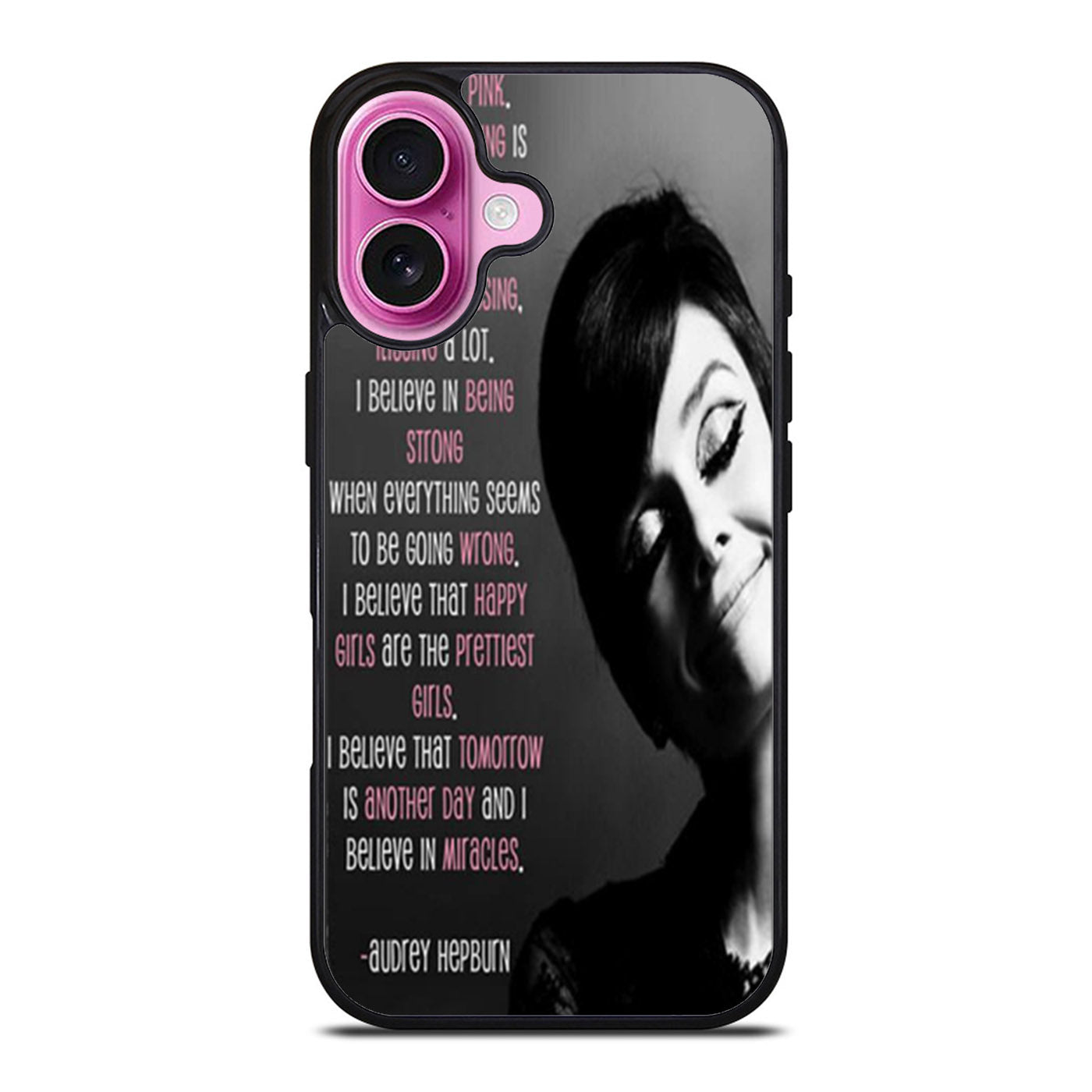 Audrey Hepburn Quotes iPhone Case Cover