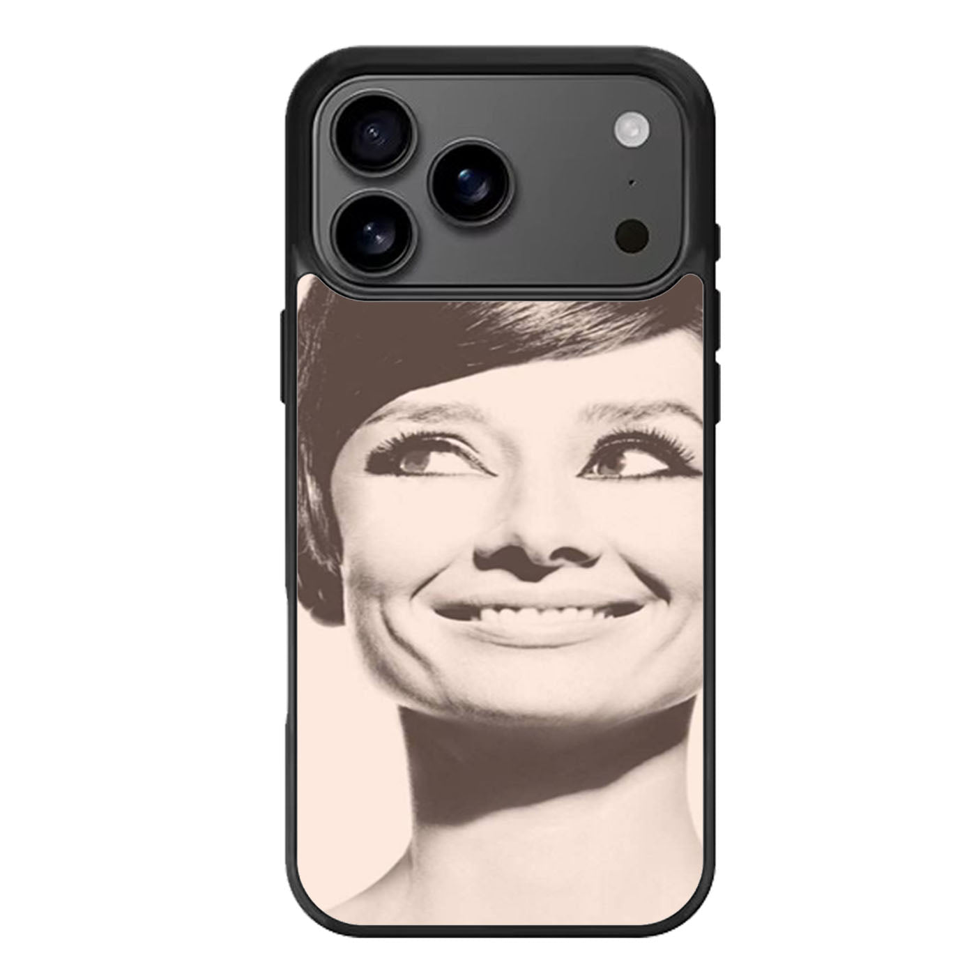 Audrey Hepburn Smile iPhone 17 Pro Max Case