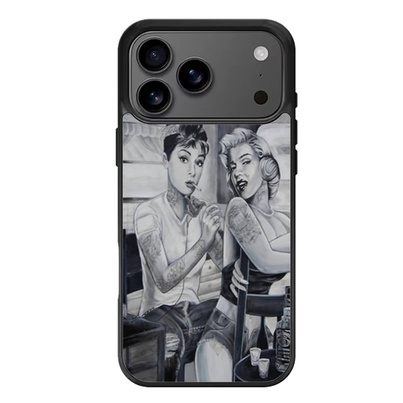 Audrey Hepburn and Marilyn Monroe iPhone 17 Pro Max Case