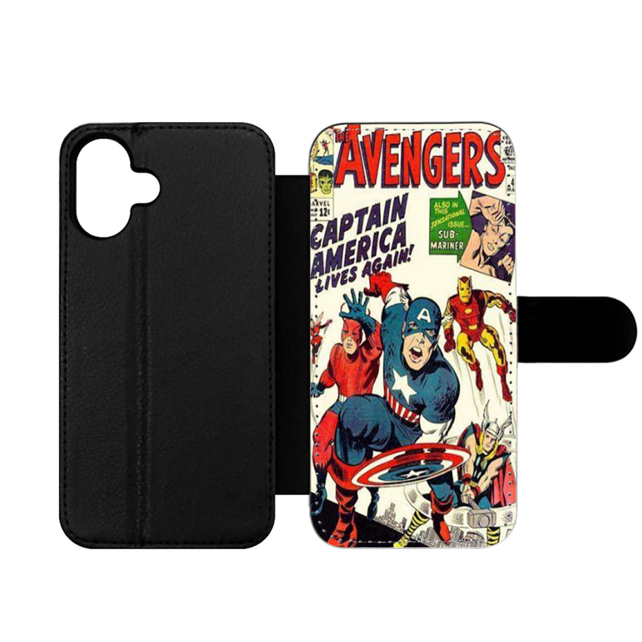 Avengers Captain America Wallet iPhone Case