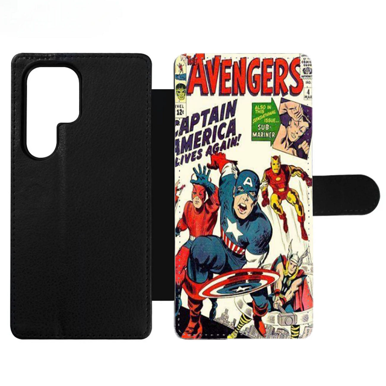 Avengers Captain America Wallet Samsung Case