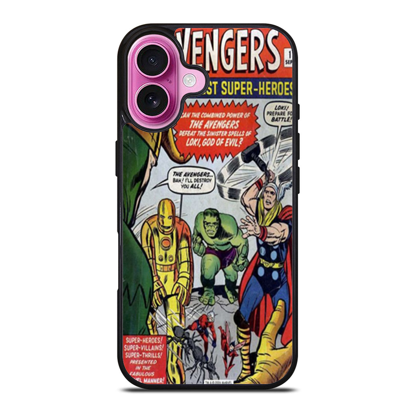 Avengers Comic iPhone Case Cover