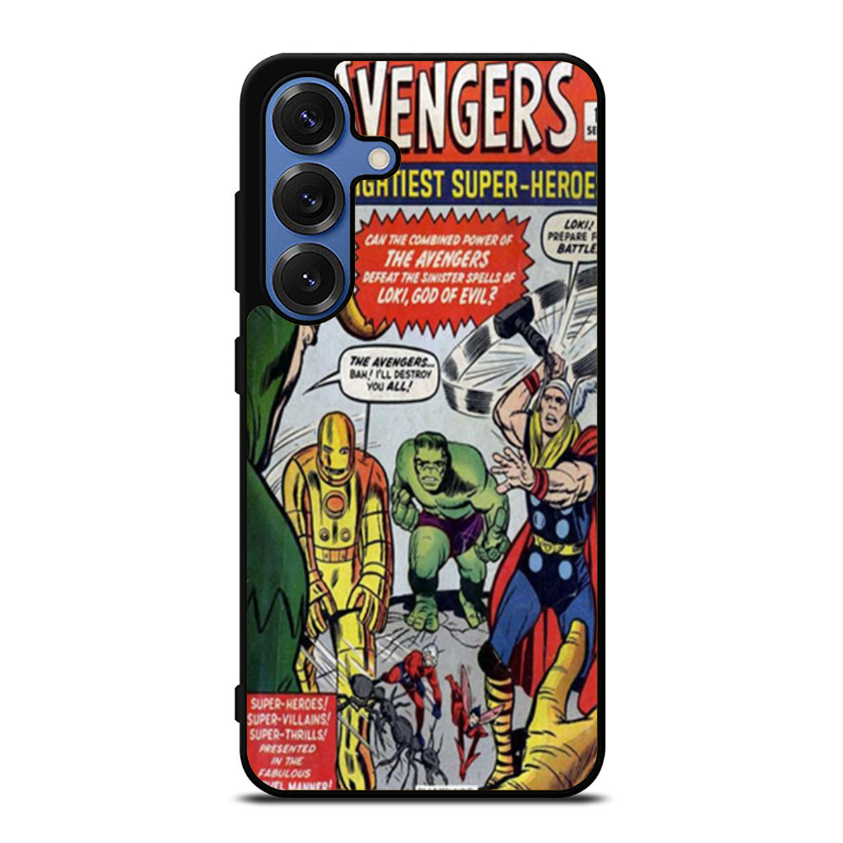 Avengers Comic Samsung S25 Ultra Case