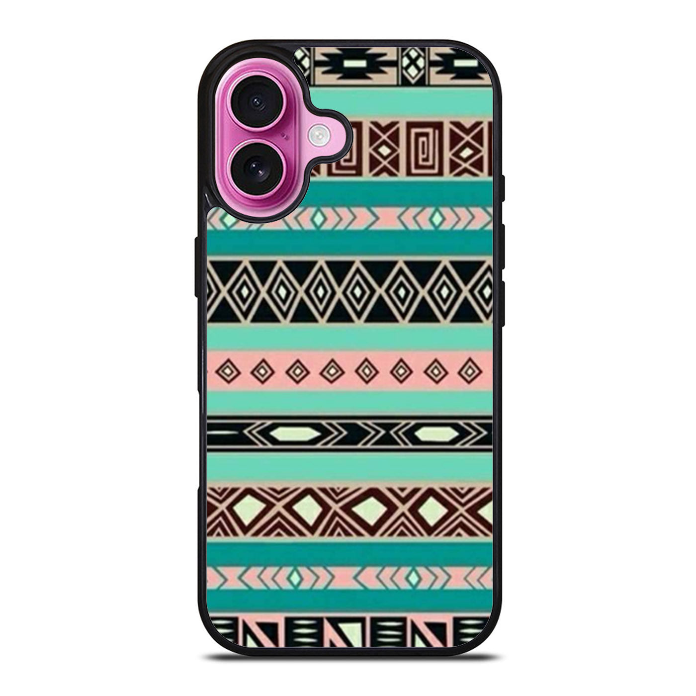Aztec Blue Tribal Pattern iPhone Case Cover