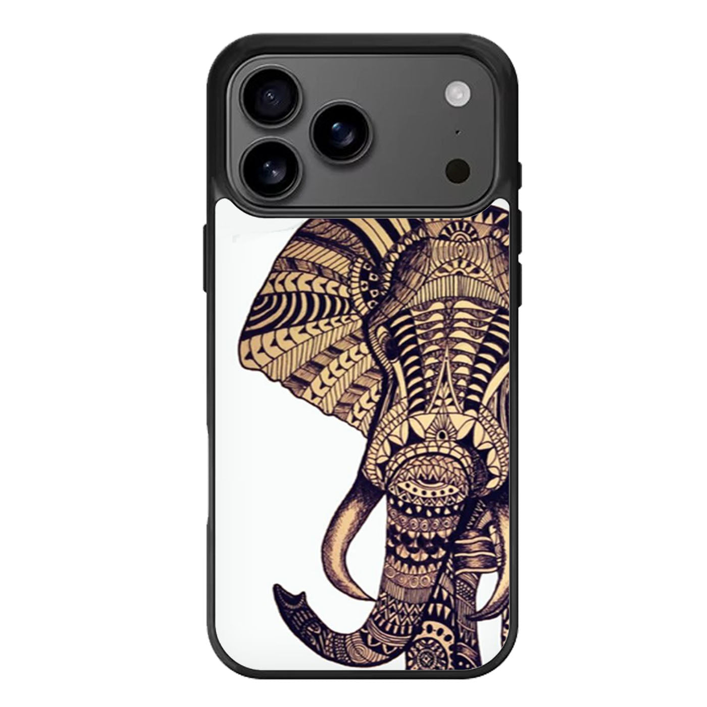 Aztec Elephant Tribal Ornate iPhone 17 Pro Max Case
