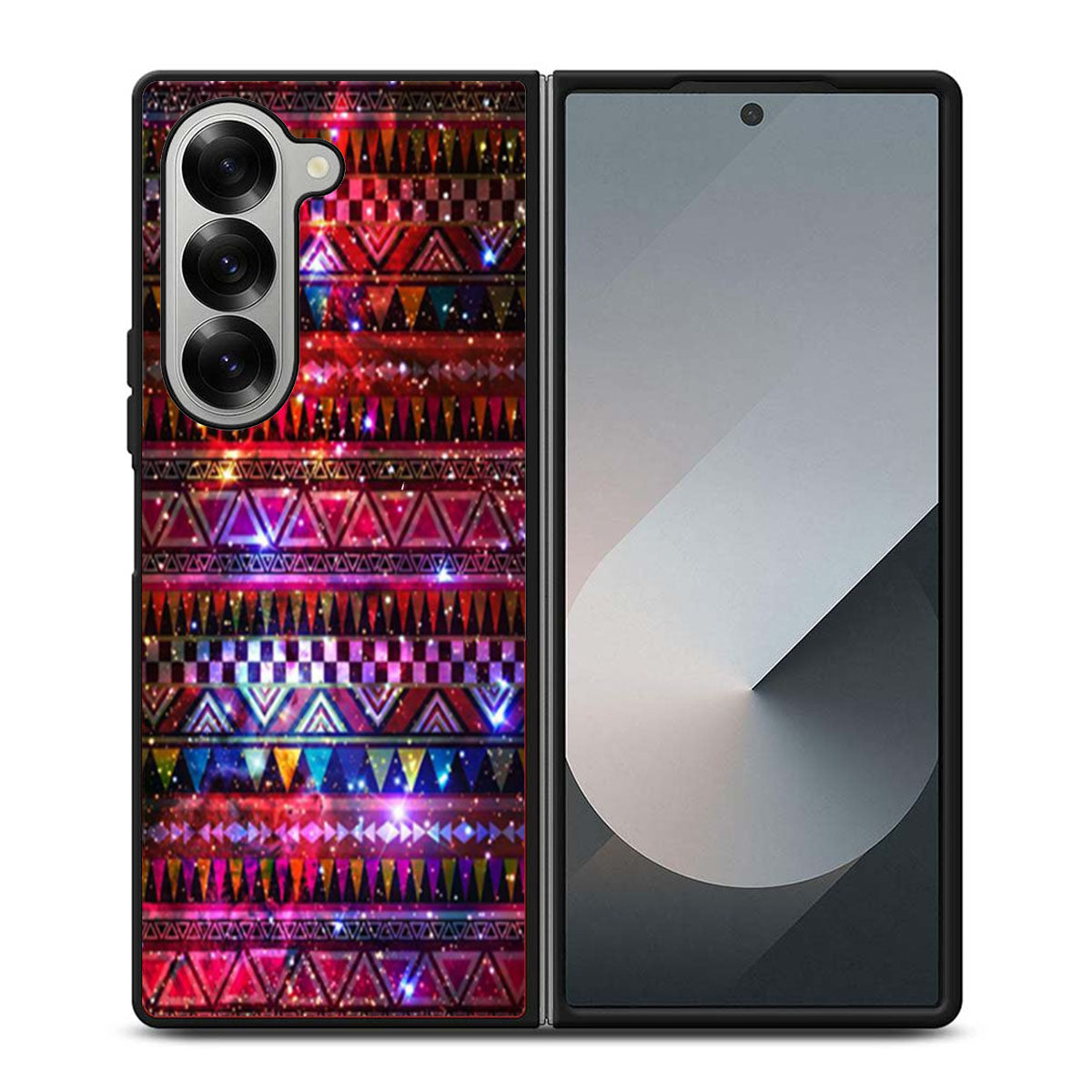 Aztec Galaxy Nebula Two Samsung Z Fold 6 Case