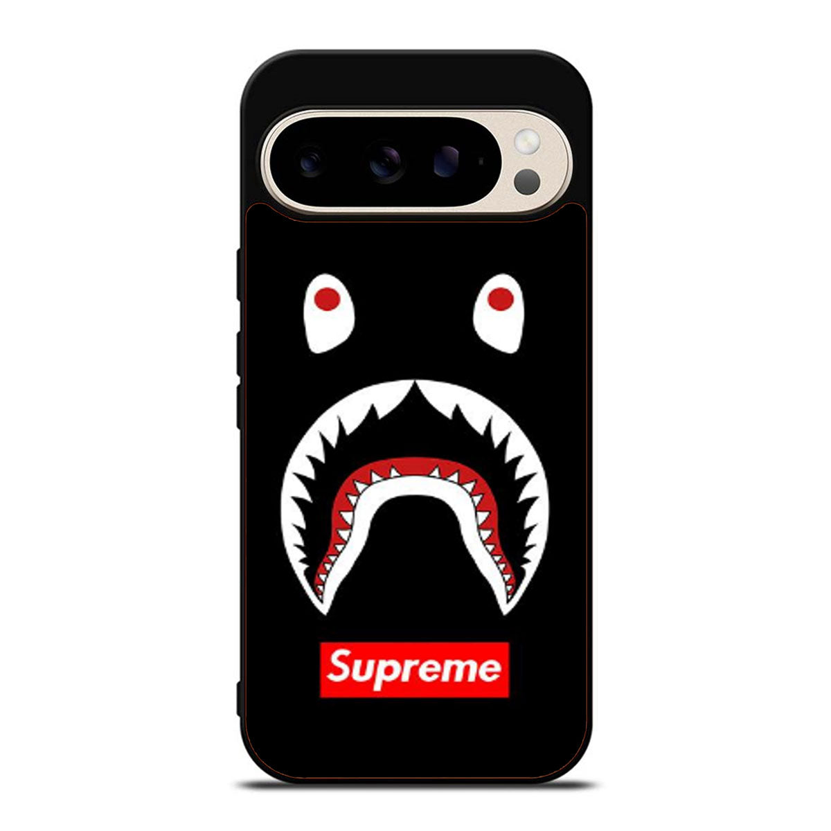 BAPE CAMO SHARK SUPREME BLACK Google Pixel 9 Pro Case