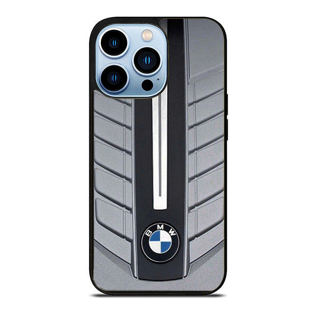 BMW Engine Silver Turbo iPhone 14 Pro Max Case